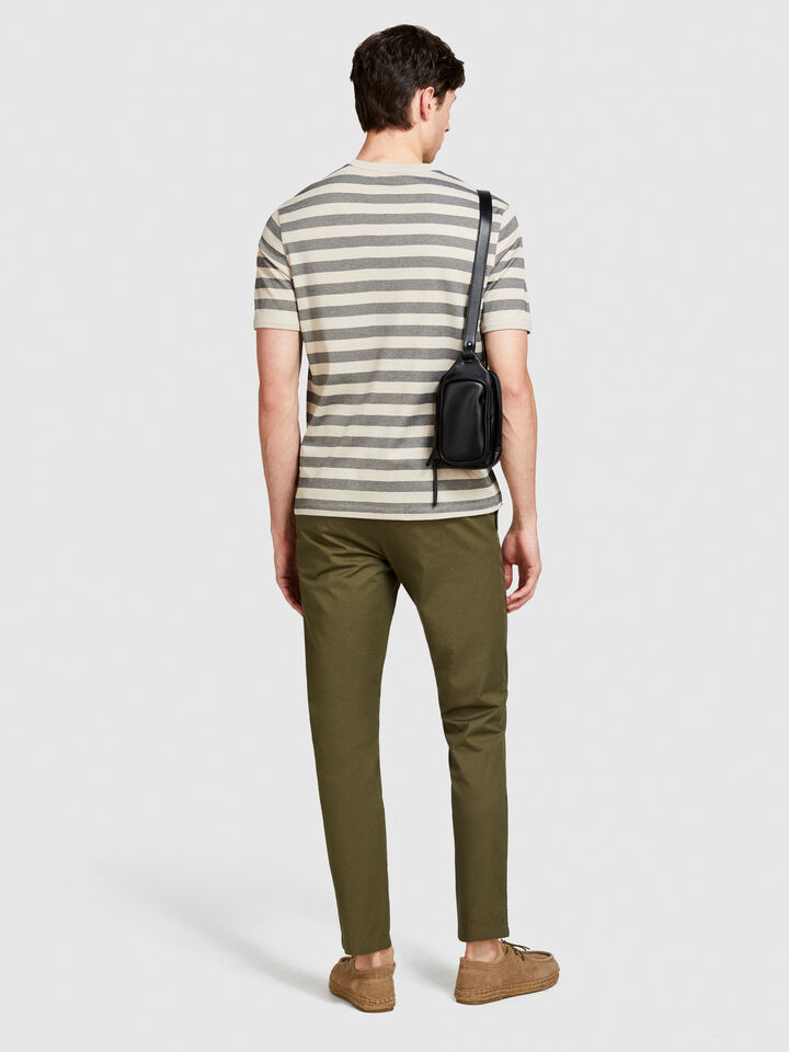 T-shirt with pocket - men's short sleeve t-shirts - Multi-color | Sisley image number 3